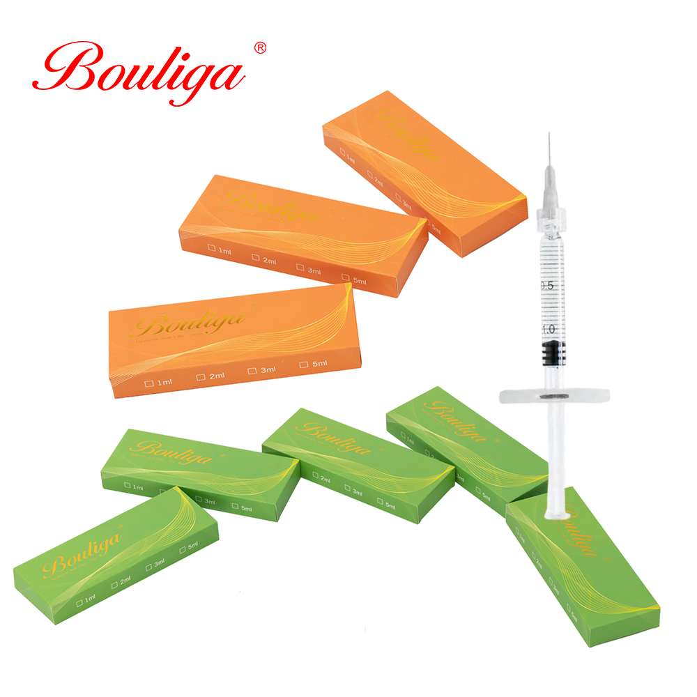 Bouliga 2ml Chất làm đầy axit hyaluronic nguyên chất 100% dành cho nếp nhăn và nếp gấp trên mặt